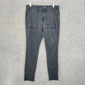 Cabi Corduroy Womens Gray Skinny Pants Size 10 Cotton Blend 16PT